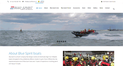Desktop Screenshot of bluespiritboats.com