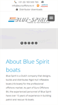 Mobile Screenshot of bluespiritboats.com