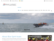 Tablet Screenshot of bluespiritboats.com